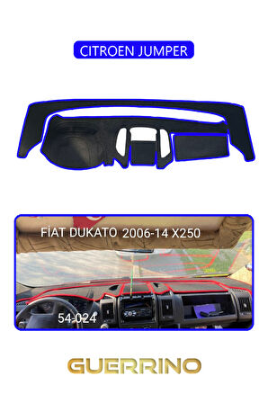 CITROEN JUMPERTORPİDO KORUMA HALISI MAVİ KENAR