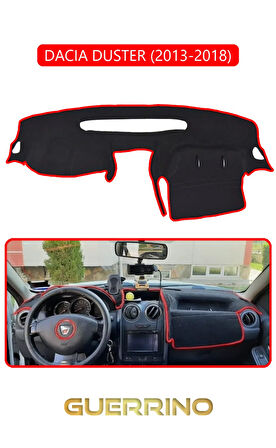 DACIA DUSTER 2013-2018TORPİDO KORUMA HALISI KIRMIZI KENAR