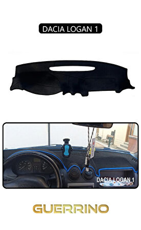 DACIA LOGAN 1TORPİDO KORUMA HALISI SİYAH KENAR
