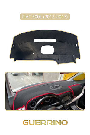 FIAT 500L 2013-2017 Modellerine UygunTORPİDO KORUMA HALISI BEJ KENAR