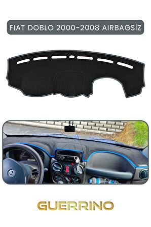 FIAT Doblo 2000-2008 Modellerine Uygun aırbagsızTORPİDO KORUMA HALISI GRİ KENAR