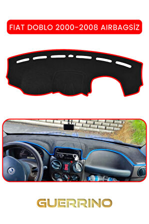 FIAT Doblo 2000-2008 Modellerine Uygun aırbagsızTORPİDO KORUMA HALISI KIRMIZI KENAR
