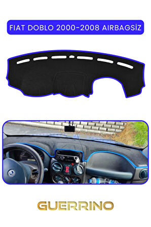FIAT Doblo 2000-2008 Modellerine Uygun aırbagsızTORPİDO KORUMA HALISI MAVİ KENAR