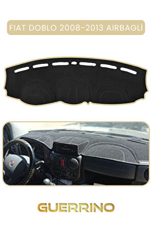 FIAT Doblo 2008-2013  Modellerine Uygun AirbagTORPİDO KORUMA HALISI BEJ KENAR