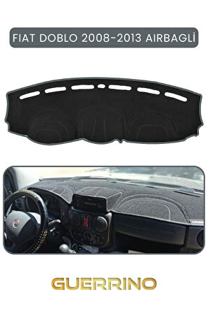 FIAT Doblo 2008-2013  Modellerine Uygun AirbagTORPİDO KORUMA HALISI GRİ KENAR