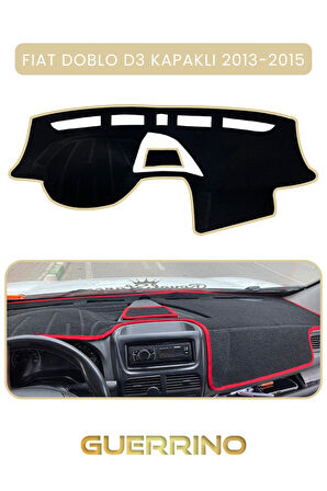 FIAT Doblo D3 KAPAKLI 2013-15 Modellerine UygunTORPİDO KORUMA HALISI BEJ KENAR