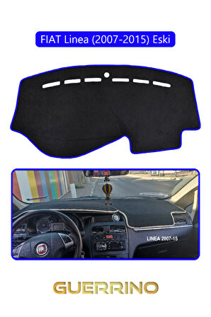 FIAT Linea  2007-2015 Modellerine Uygun ESKİTORPİDO KORUMA HALISI MAVİ KENAR