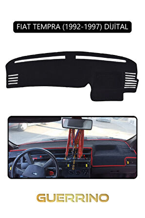 FIAT TEMPRA 1992-1997 Modellerine Uygun DijitalTORPİDO KORUMA HALISI SİYAH KENAR