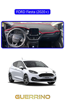 FORD Fiesta (2020+)TORPİDO KORUMA HALISI MAVİ KENAR