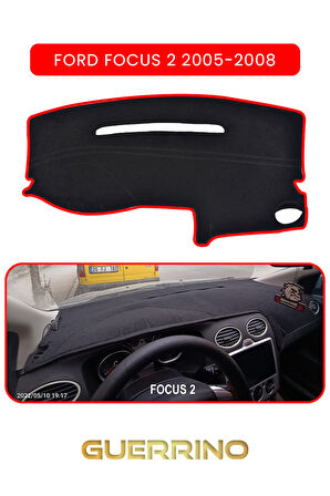 FORD Focus 2 (2005-2008)TORPİDO KORUMA HALISI KIRMIZI KENAR