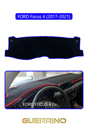 FORD Focus 4 (2017-2021)TORPİDO KORUMA HALISI MAVİ KENAR