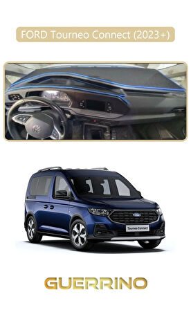 FORD Torneo Connect 2023+ (CADY 2023+)TORPİDO KORUMA HALISI BEJ KENAR