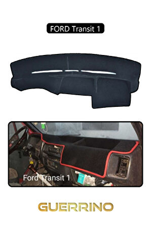 FORD Transit 1TORPİDO KORUMA HALISI SİYAH KENAR
