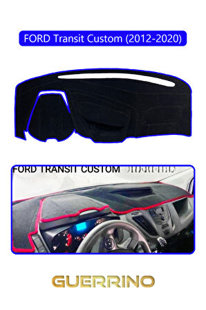 FORD Transit Custom (2012-2020)TORPİDO KORUMA HALISI MAVİ KENAR
