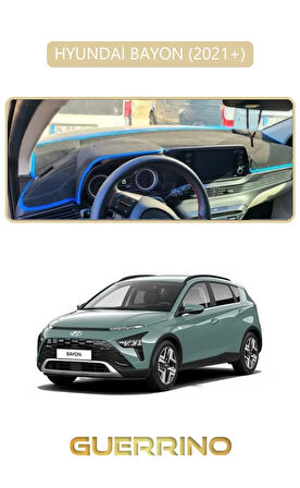 HYUNDAİ BAYON 2021+TORPİDO KORUMA HALISI BEJ KENAR