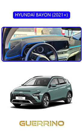 HYUNDAİ BAYON 2021+TORPİDO KORUMA HALISI MAVİ KENAR