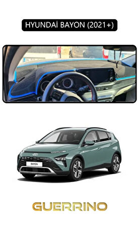 HYUNDAİ BAYON 2021+TORPİDO KORUMA HALISI SİYAH KENAR