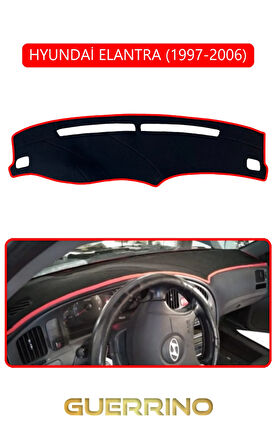 HYUNDAİ ELANTRA 1997-2006TORPİDO KORUMA HALISI KIRMIZI KENAR