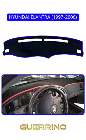 HYUNDAİ ELANTRA 1997-2006TORPİDO KORUMA HALISI MAVİ KENAR