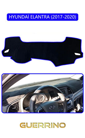 HYUNDAİ ELANTRA 2017-2020TORPİDO KORUMA HALISI MAVİ KENAR