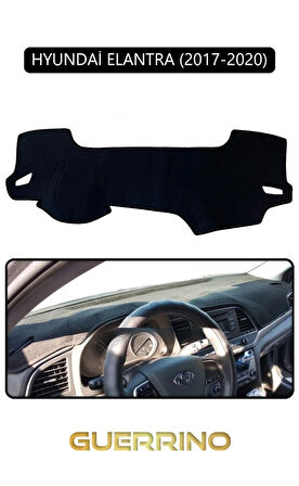 HYUNDAİ ELANTRA 2017-2020TORPİDO KORUMA HALISI SİYAH KENAR