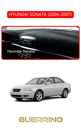 HYUNDAİ SONATA 2004-2007TORPİDO KORUMA HALISI KIRMIZI KENAR