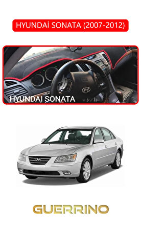 HYUNDAİ SONATA 2007-2012TORPİDO KORUMA HALISI KIRMIZI KENAR