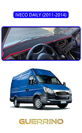 IVECO DAILY 2011-2014TORPİDO KORUMA HALISI MAVİ KENAR