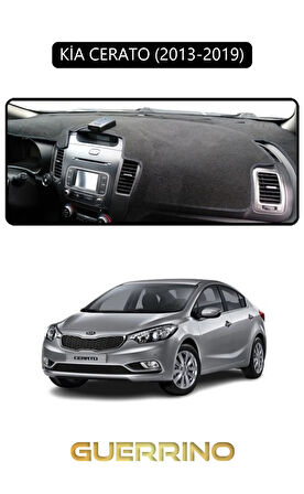 KİA CERATO 2013-2019TORPİDO KORUMA HALISI SİYAH KENAR