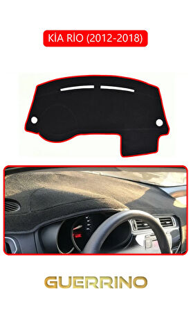 KİA RİO 2012-2018TORPİDO KORUMA HALISI KIRMIZI KENAR