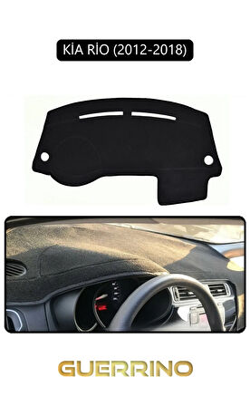 KİA RİO 2012-2018TORPİDO KORUMA HALISI SİYAH KENAR