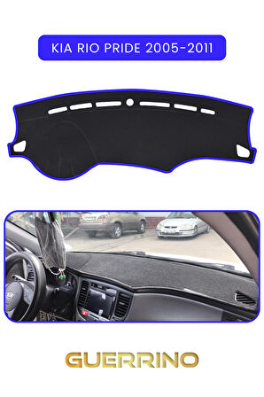 KİA RİO PRİDE 2005-2011TORPİDO KORUMA HALISI MAVİ KENAR