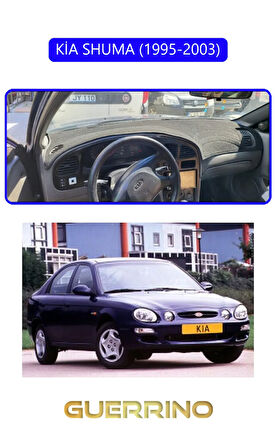 KİA SHUMA 1995-2003TORPİDO KORUMA HALISI MAVİ KENAR