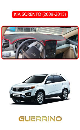 KİA SORENTO 2009-2015TORPİDO KORUMA HALISI KIRMIZI KENAR