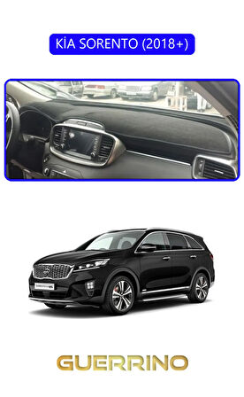 KİA SORENTO 2018+TORPİDO KORUMA HALISI MAVİ KENAR
