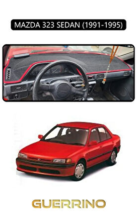 MAZDA 323 SEDAN 1991-1995TORPİDO KORUMA HALISI SİYAH KENAR