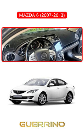 MAZDA 6 2007-2013TORPİDO KORUMA HALISI KIRMIZI KENAR