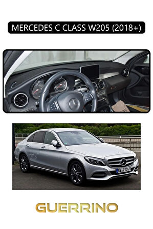 MERCEDES C CLASS W205 2018+TORPİDO KORUMA HALISI SİYAH KENAR