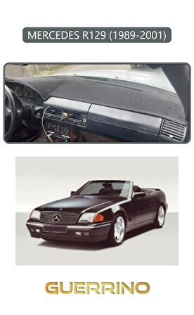 MERCEDES R129 1989-2001TORPİDO KORUMA HALISI GRİ KENAR