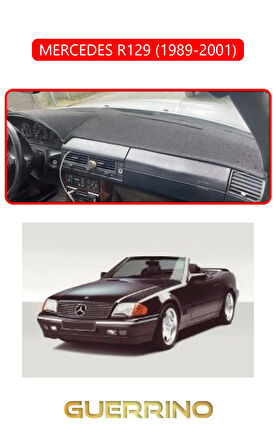 MERCEDES R129 1989-2001TORPİDO KORUMA HALISI KIRMIZI KENAR