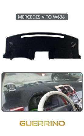 MERCEDES VİTO W638 TORPİDO KORUMA HALISI GRİ KENAR
