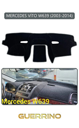 MERCEDES VİTO W639 2003-2014TORPİDO KORUMA HALISI GRİ KENAR