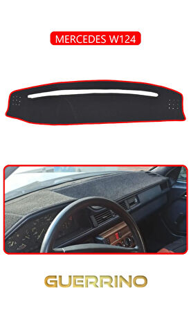 MERCEDES W124TORPİDO KORUMA HALISI KIRMIZI KENAR