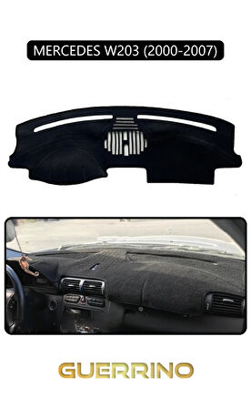 MERCEDES W203 2000-2007TORPİDO KORUMA HALISI SİYAH KENAR