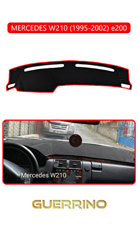 MERCEDES W210 1995-2002 e200TORPİDO KORUMA HALISI KIRMIZI KENAR