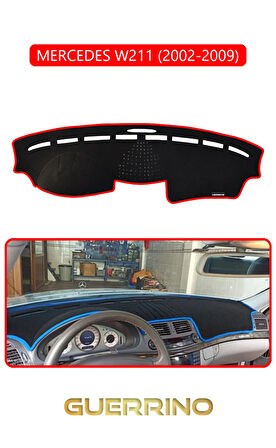 MERCEDES W211 2002-2009TORPİDO KORUMA HALISI KIRMIZI KENAR