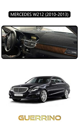 MERCEDES W212 2010-2013TORPİDO KORUMA HALISI SİYAH KENAR