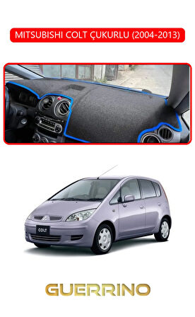 MITSUBISHI COLT ÇUKURLU 2004-2013TORPİDO KORUMA HALISI KIRMIZI KENAR
