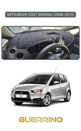 MITSUBISHI COLT EKRANLI 2004-2013TORPİDO KORUMA HALISI GRİ KENAR