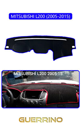 MITSUBISHI L200 2005-2015TORPİDO KORUMA HALISI MAVİ KENAR